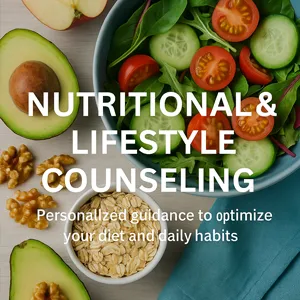 Bowl of healthy food illustrating Nutritional & Lifestyle Counseling